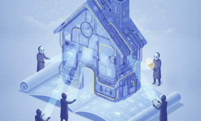 Visual Artists Copyright Reform Act of 2026 concept shown as a digital house rising from blueprints, surrounded by figures