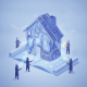Visual Artists Copyright Reform Act of 2026 concept shown as a digital house rising from blueprints, surrounded by figures