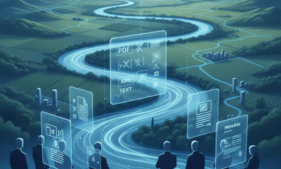 Illustrated river winding through a rural landscape as officials review data — South Dakota Water Feasibility Studies Act