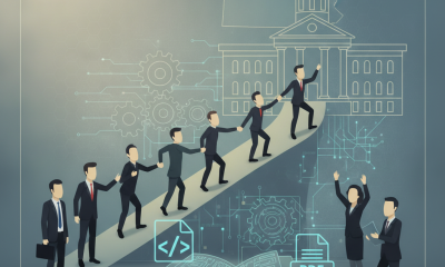 Illustration depicting business professionals a — Accessibility and Inclusion to Diversify Local Government Leadership Act