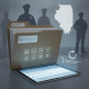 Graphic representing the Immigration Warrants Reform Act of 2026 and federal law enforcement oversight.