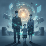 Illustration representing the Military Domestic Violence Survivors Support Act and legal aid for service families.