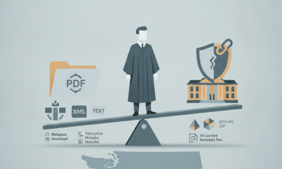 A judge in a robe balancing a school building and legal documents, symbolizing — Title IX Take Responsibility Act of 2026