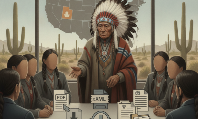 A Native American leader in traditional attire speaks to a group in a meeting ro — Tribal Veterans Voucher Flexibility Act