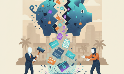Illustration depicting two figures representing contractors with a — No Cash for Incompetent and Malicious Contractors Act