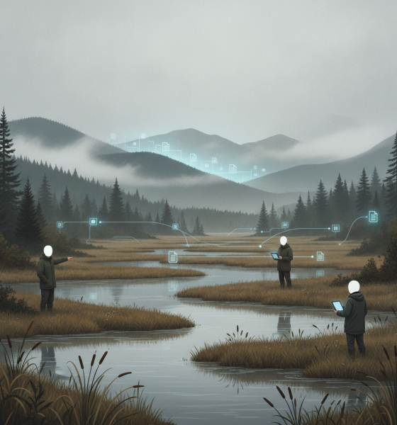 Lush Pacific Northwest marshland habitat featured in the Northwest Wetlands Voluntary Incentives Program Act
