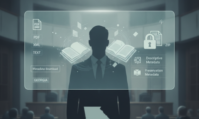 Silhouetted figure in a classroom with floating document icons — Protecting Students from Sexually Explicit Materials Act