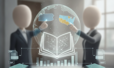 Teaching Engaged Citizenship Act of 2026 concept graphic with two figures, a glowing globe, an open book, and digital docu…