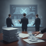 United States Secret Service Retirement Act records displayed on a digital screen as officials review PDF, XML, text, and…