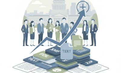 Illustration depicting a group of professionals in front of a city skyline, with doc — Affordability is Access Act of 2026