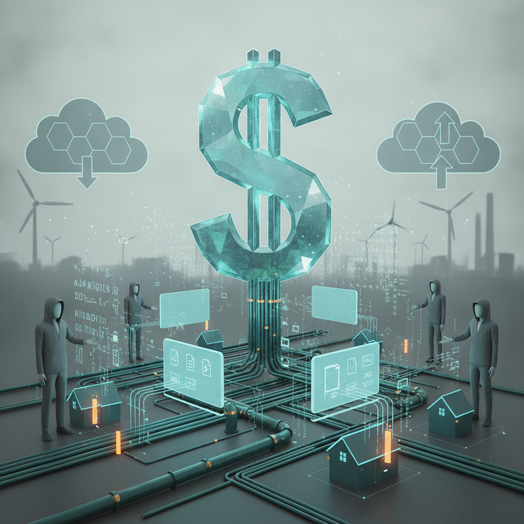 Digital illustration of a large dollar sign surrounded by energy — Bipartisan American Affordability and Jobs Act of 2026