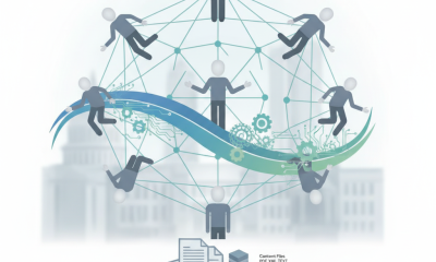 Illustration depicting interconnected figures representing caregivers and support st — Direct CARE Opportunity Act of 2026