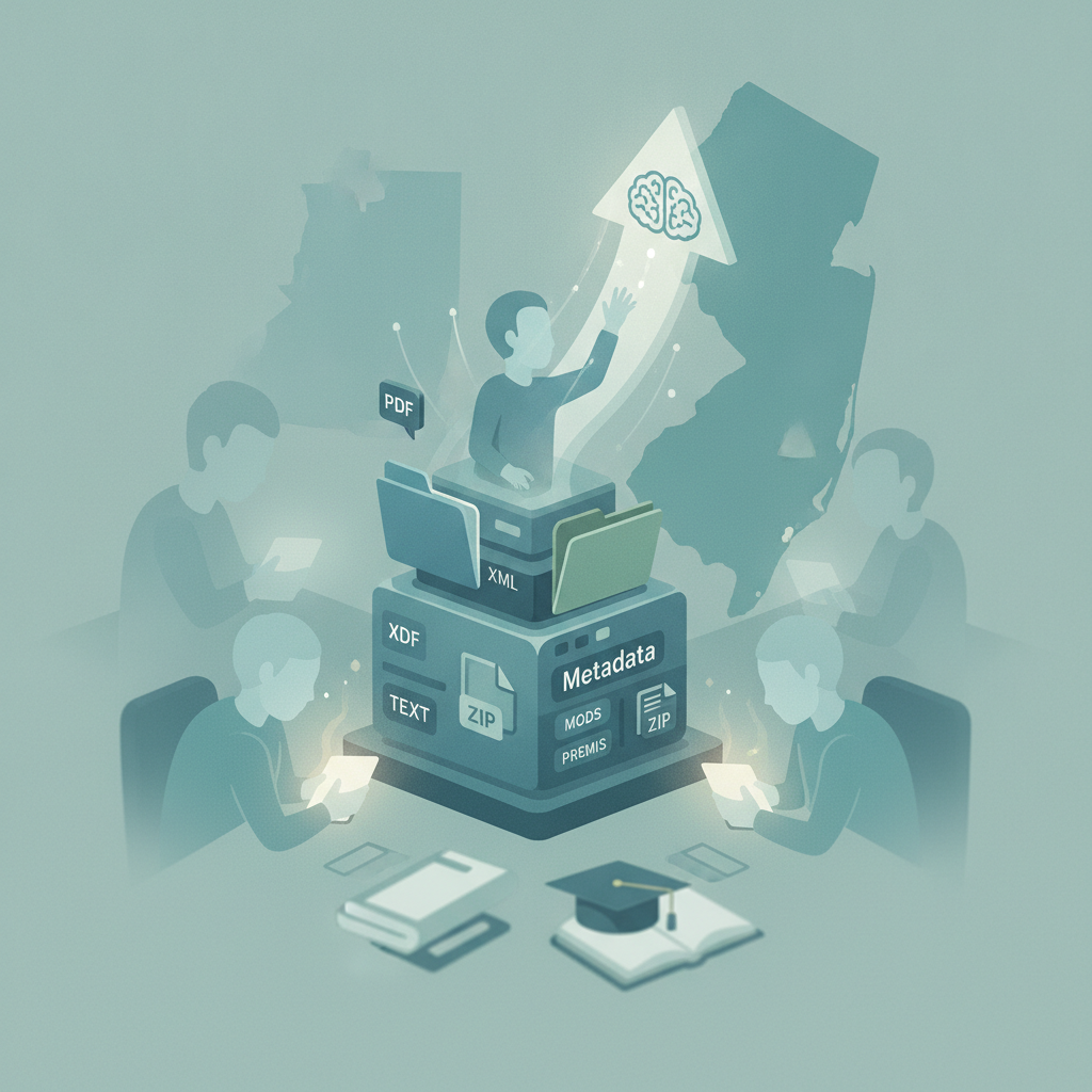 Illustration depicting a group working on mental health initiatives with files lab — Healthy Minds for a Better Future Act